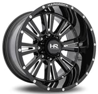 20x12 hardrock off-road h503 spine xposed gloss black milled (* may require trimming) 6x5.5/139.7 -44mm