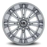 20x12 hardrock off-road h503 spine xposed chrome (* may require trimming) 6x135 -51mm