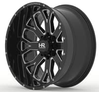 20x12 hardrock off-road h504 slammer xposed gloss black milled (* may require trimming) 8x170 -44mm