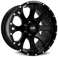 20x10 hardrock off-road h505 bloodshot xposed gloss black 5x150 -19mm