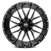 20x9 hardrock off-road h700 affliction gloss black milled 6x135 6x5.5/139.7 0mm
