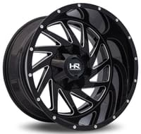 20x12 hardrock off-road h704 crusher gloss black milled (* may require trimming) 5x5/127 5x5.5/139.7 -44mm