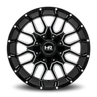 20x12 hardrock off-road h709 commander gloss black milled (* may require trimming) 5x150 5x5.5/139.7 -51mm