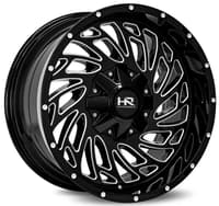 20x10 hardrock off-road h710 attach gloss black milled 5x150 5x5.5/139.7 -19mm