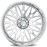 22x12 hardrock off-road h907 polished (concave forged) (* may require trimming) 8x170 -51mm