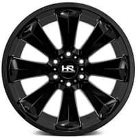 20x10 hardrock off-road h506 gloss black milled 5x5/127 -19mm