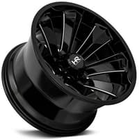 20x10 hardrock off-road h506 gloss black milled 5x5/127 -19mm