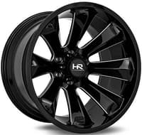 20x10 hardrock off-road h506 gloss black milled 5x5/127 -19mm