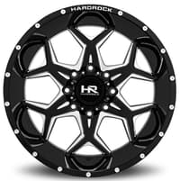 20x12 hardrock off-road h507 gloss black milled (* may require trimming) 6x135 -44mm