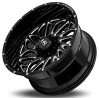 20x10 hardrock off-road h508 gloss black milled 5x150 -19mm