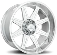 22x12 hardrock off-road h906 polished (concave forged) (* may require trimming) 5x5.5/139.7 -51mm