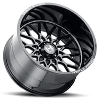 26x14 hostile forged hf08 savage gloss black (forged) (* may require trimming) 8x180 -76mm