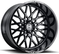 26x14 hostile forged hf08 savage gloss black (forged) (* may require trimming) 8x180 -76mm