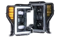 morimoto xb hybrid led headlights: ford super duty (17-19) (pair / asm) lf554