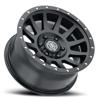 17x8.5 icon compression satin black (6 lug) 6x5.5/139.7 25mm