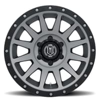 20x10 icon compression titanium (6 lug) 6x135 -19mm