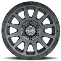 17x8.5 icon compression double black 5x5/127 -6mm