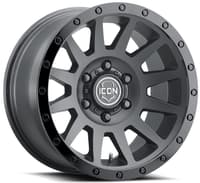 17x8.5 icon compression double black 6x5.5/139.7 25mm