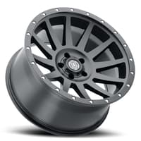 17x8.5 icon compression satin black (5 lug) 5x5/127 -6mm