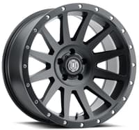 20x10 icon compression satin black (5 lug) 5x5/127 -12mm