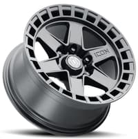 17x8.5 icon raider satin black (6 lug) 6x135 6mm