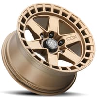 17x8.5 icon raider satin brass (6 lug) 6x120 0mm