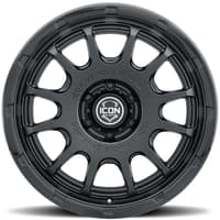 20x9 icon rancho double black 5x150 16mm