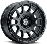 20x9 icon rancho double black 5x150 16mm