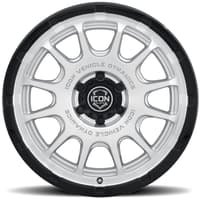 20x9 icon rancho silver machined w/ gloss black lip 6x5.5/139.7 0mm