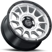 20x9 icon rancho silver machined w/ gloss black lip 6x5.5/139.7 16mm