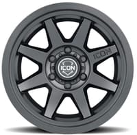 17x8.5 icon rebound slx satin black 6x135 6mm