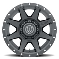 18x9 icon rebound titanium (6 lug) 6x135 6mm