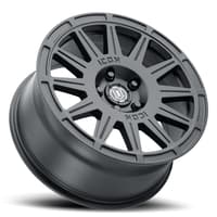 17x8 icon ricochet satin black 5x4.5/114.3 38mm