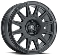 17x8 icon ricochet satin black 5x4.5/114.3 38mm