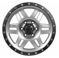 17x8.5 icon six speed satin black machined (6 lug) 6x135 6mm