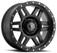 17x8.5 icon six speed satin black (6 lug) 6x135 6mm