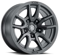17x8.5 icon vector 5 satin black 5x150 25mm