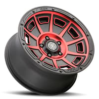 ICON Victory Satin Black w/ Red Tint
