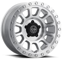 18x9 icon hulse silver machined 5x150 25mm