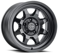 17x8.5 icon nuevo satin black 6x135 6mm