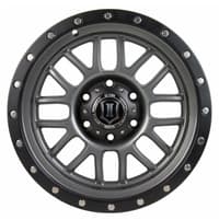 17x8.5 icon alpha gunmetal (6 lug) 6x5.5/139.7 0mm