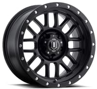 17x8.5 icon alpha satin black (6 lug) 6x5.5/139.7 0mm