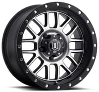 17x8.5 icon alpha satin black machined (6 lug) 6x135 6mm