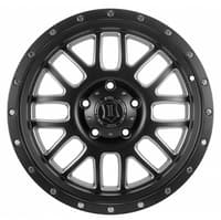 20x9 icon alpha satin black milled (8 lug) 8x170 0mm
