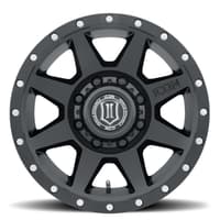 18x9 icon rebound hd satin black (8 lug) 8x170 6mm