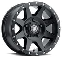 17x8.5 icon rebound satin black (5 lug) 5x5.5/139.7 0mm