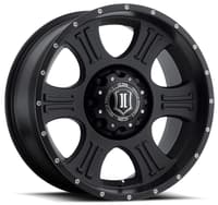 20x9 icon shield satin black (8 lug) 8x180 12mm