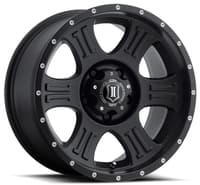 20x9 icon shield satin black (8 lug) 8x180 12mm