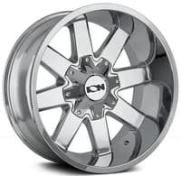 (clearance - no returns) 17x9 ion alloy 141 chrome 6x135 6x5.5/139.7 18mm