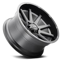 18x9 ion alloy 143 matte black 8x180 25mm
